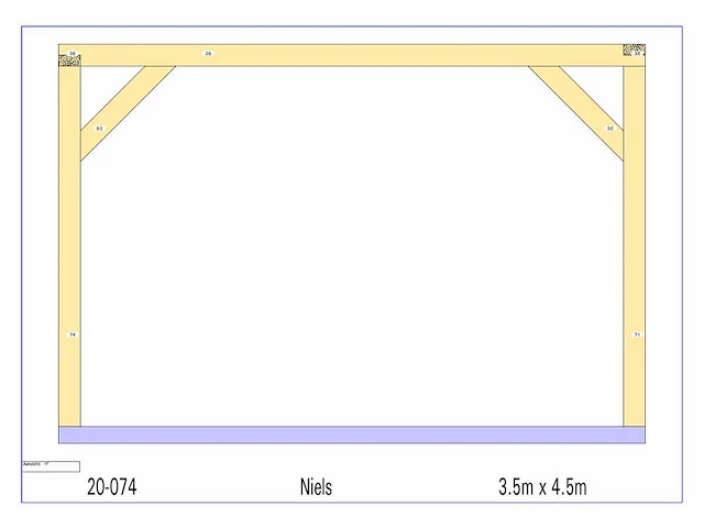 Eiken bijgebouw 4,5x3,5m - afbeelding 18 van  18