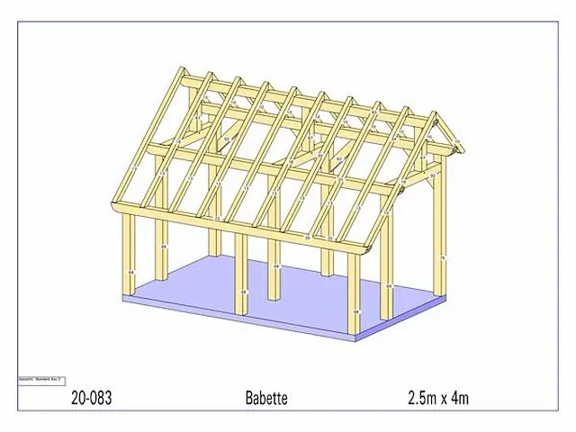 Eiken bijgebouw 4x2,5 - afbeelding 3 van  19
