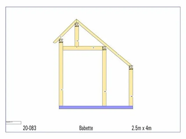 Eiken bijgebouw 4x2,5 - afbeelding 6 van  19