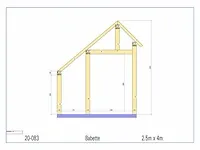 Eiken bijgebouw 4x2,5 - afbeelding 7 van  19