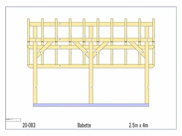 Eiken bijgebouw 4x2,5 - afbeelding 9 van  19