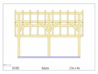 Eiken bijgebouw 4x2,5 - afbeelding 9 van  19
