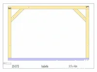 Eiken bijgebouw 4x3,5 - afbeelding 18 van  19