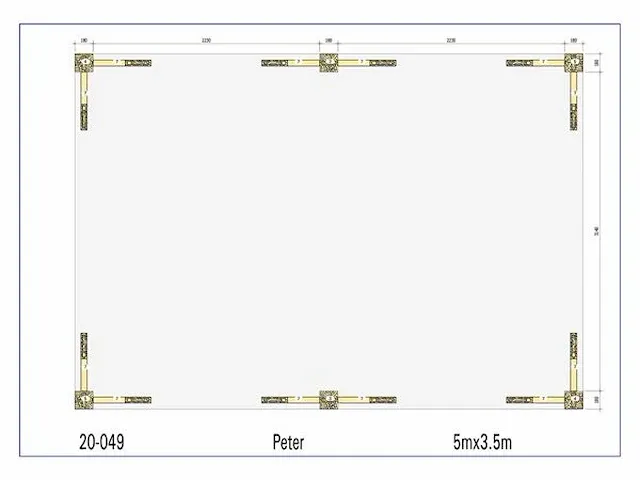 Eiken bijgebouw 5x3,5 - afbeelding 11 van  19