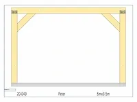 Eiken bijgebouw 5x3,5 - afbeelding 6 van  19