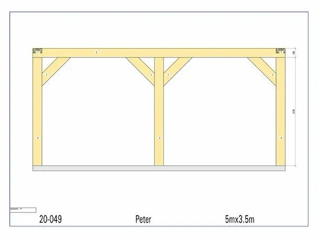 Eiken bijgebouw 5x3,5 - afbeelding 9 van  19