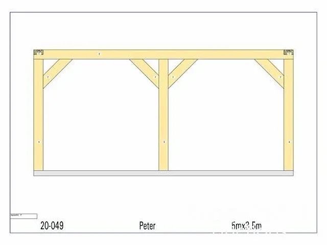 Eiken bijgebouw 5x3,5 - afbeelding 18 van  19