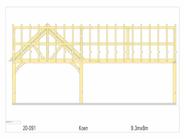 Eiken bijgebouw - afbeelding 5 van  8