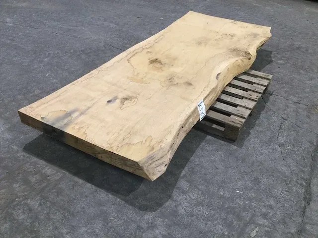 Eiken boomstamtafel - afbeelding 3 van  7