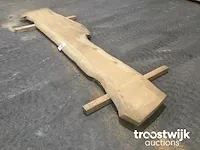 Eiken boomstamtafel - afbeelding 3 van  5