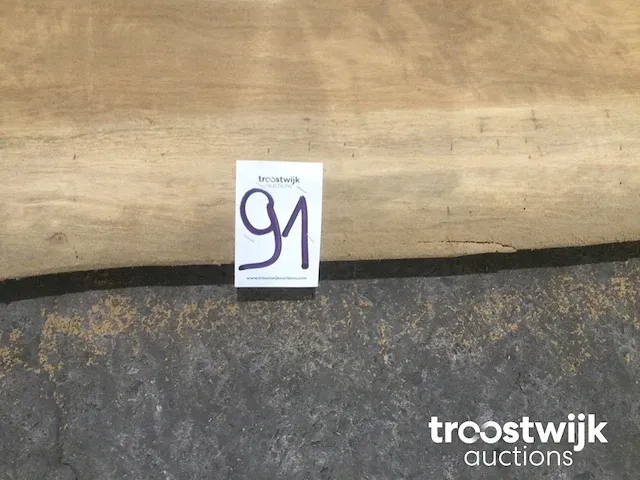 Eiken boomstamtafel - afbeelding 5 van  5