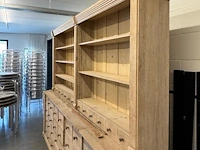 Eiken bureau - wandconstructie - afbeelding 3 van  6
