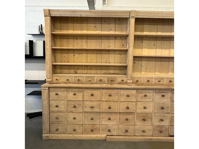 Eiken bureau - wandconstructie - afbeelding 4 van  6
