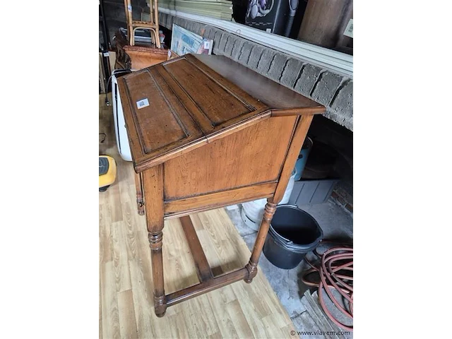 Eiken bureaumeubel 56x82x116cm - afbeelding 6 van  6