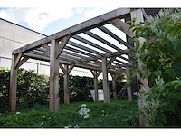 Eiken carport - gemonteerd beursmodel - afbeelding 10 van  26