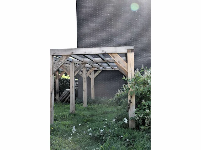Eiken carport - gemonteerd beursmodel - afbeelding 11 van  26
