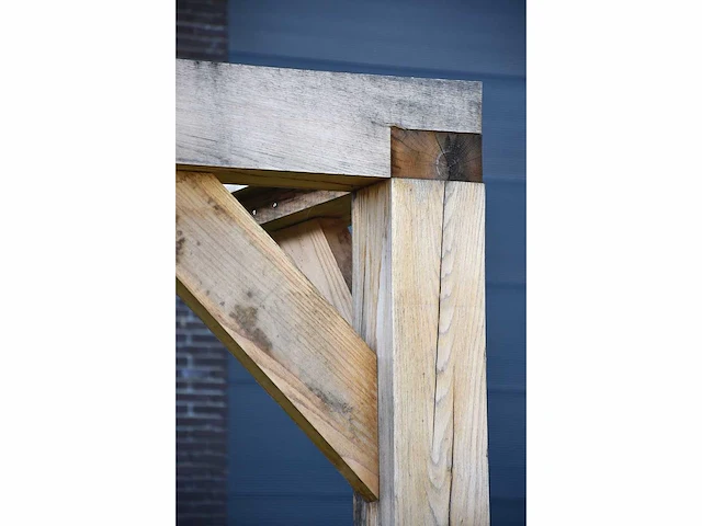 Eiken carport - gemonteerd beursmodel - afbeelding 13 van  26