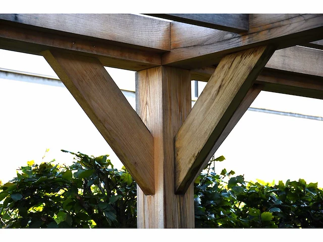 Eiken carport - gemonteerd beursmodel - afbeelding 17 van  26