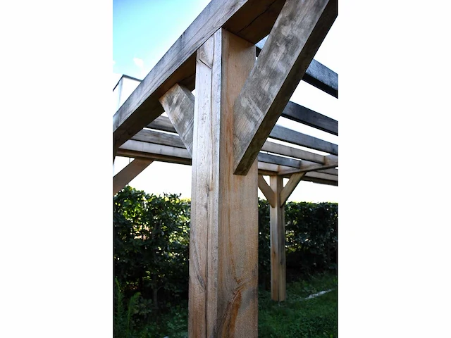 Eiken carport - gemonteerd beursmodel - afbeelding 19 van  26