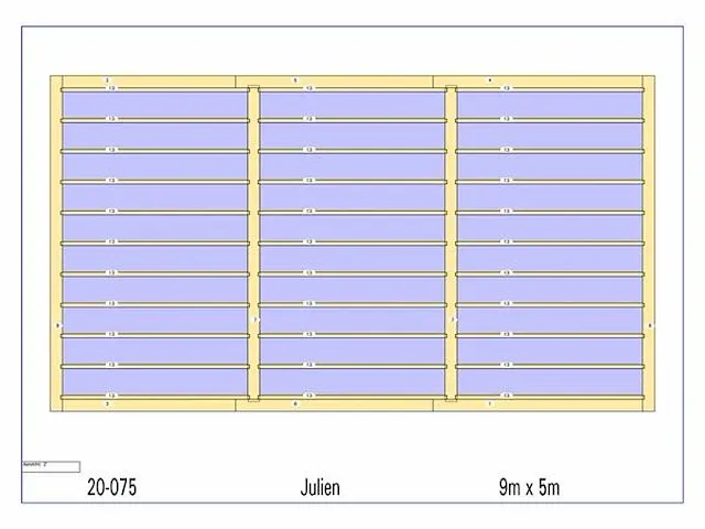 Eiken carport 9x5 - afbeelding 10 van  22