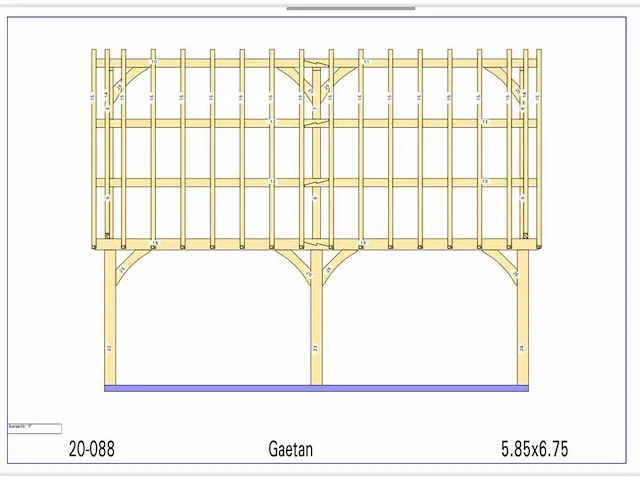 Eiken carport - afbeelding 17 van  17