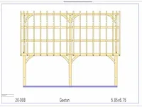 Eiken carport - afbeelding 17 van  17