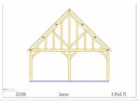 Eiken carport - afbeelding 2 van  17