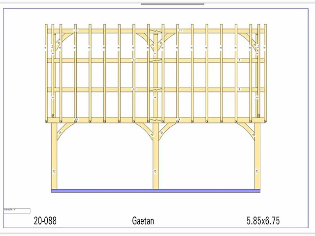 Eiken carport - afbeelding 17 van  17