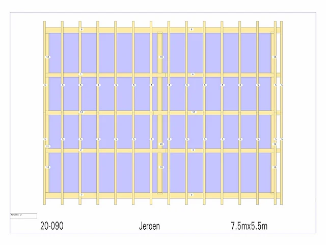 Eiken carport - afbeelding 9 van  12