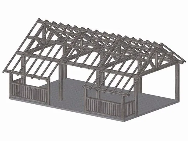 Eiken chalet 8x6 - afbeelding 12 van  27
