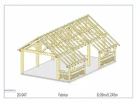 Eiken chalet 8x6 - afbeelding 2 van  27