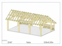 Eiken chalet 8x6 - afbeelding 3 van  27