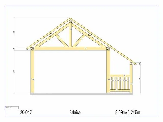 Eiken chalet 8x6 - afbeelding 7 van  27