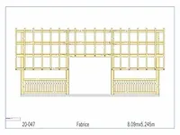Eiken chalet 8x6 - afbeelding 9 van  27
