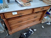 Eiken commode - afbeelding 1 van  1