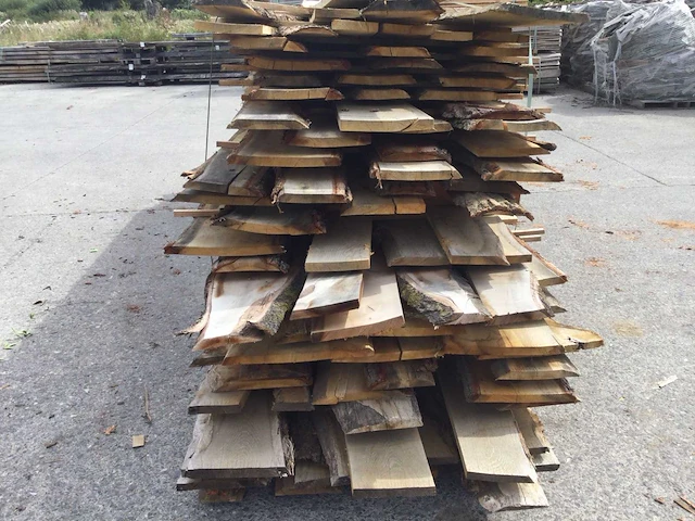 Eiken dakbeschot of verticale beplanking - afbeelding 2 van  7
