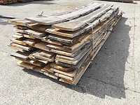 Eiken dakbeschot of verticale beplanking - afbeelding 1 van  8