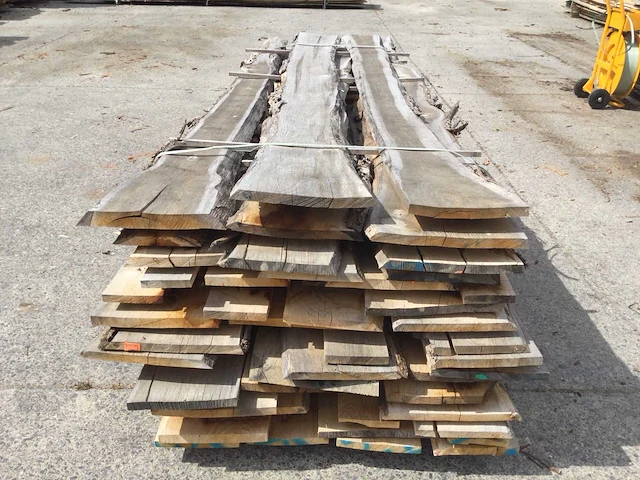 Eiken dakbeschot of verticale beplanking - afbeelding 3 van  8