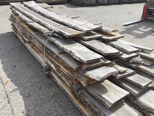 Eiken dakbeschot of verticale beplanking - afbeelding 4 van  8