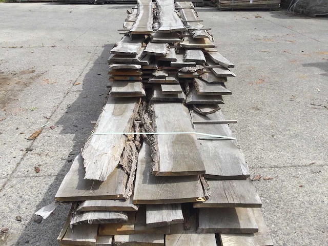 Eiken dakbeschot of verticale beplanking - afbeelding 6 van  8