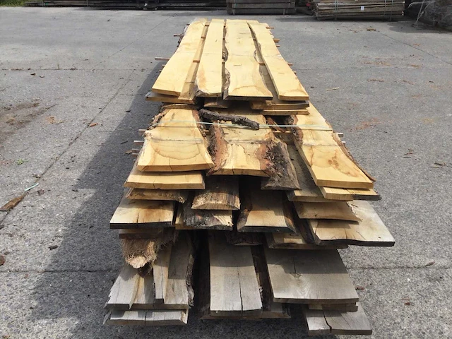 Eiken dakbeschot of verticale beplanking - afbeelding 5 van  6