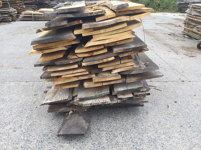Eiken dakbeschot of verticale beplanking - afbeelding 2 van  7