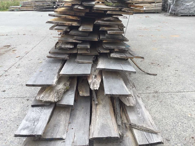 Eiken dakbeschot of verticale beplanking - afbeelding 5 van  7
