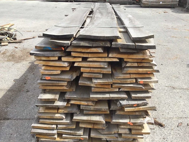 Eiken dakbeschot of verticale beplanking - afbeelding 3 van  7