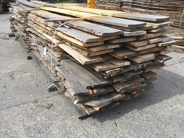 Eiken dakbeschot of verticale beplanking - afbeelding 6 van  7