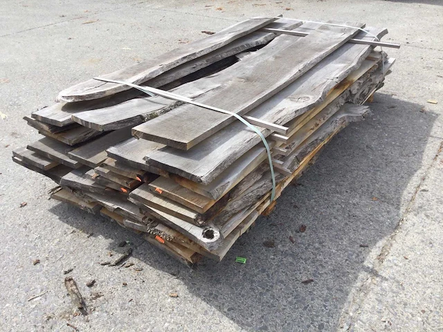 Eiken dakbeschot of verticale beplanking - afbeelding 4 van  7
