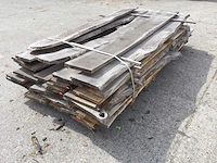 Eiken dakbeschot of verticale beplanking - afbeelding 4 van  7