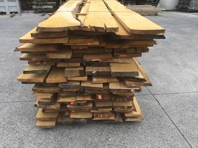 Eiken dakbeschot of verticale beplanking - afbeelding 6 van  8