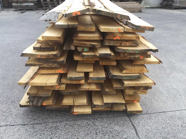 Eiken dakbeschot of verticale beplanking - afbeelding 6 van  8