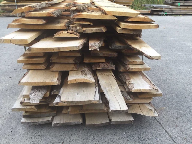 Eiken dakbeschot of verticale beplanking - afbeelding 3 van  8